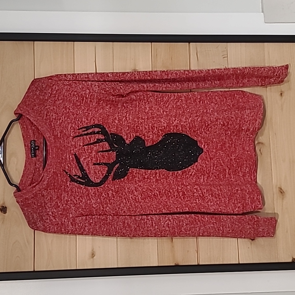 Fifth Sun Reindeer Sweater small